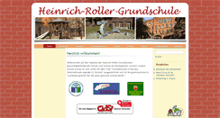 Desktop Screenshot of heinrich-roller-grundschule.de
